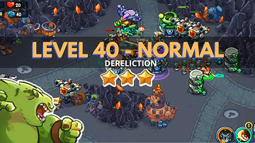 King of Defense: Level 40 NORMAL / DERELICTION / with basic heroes