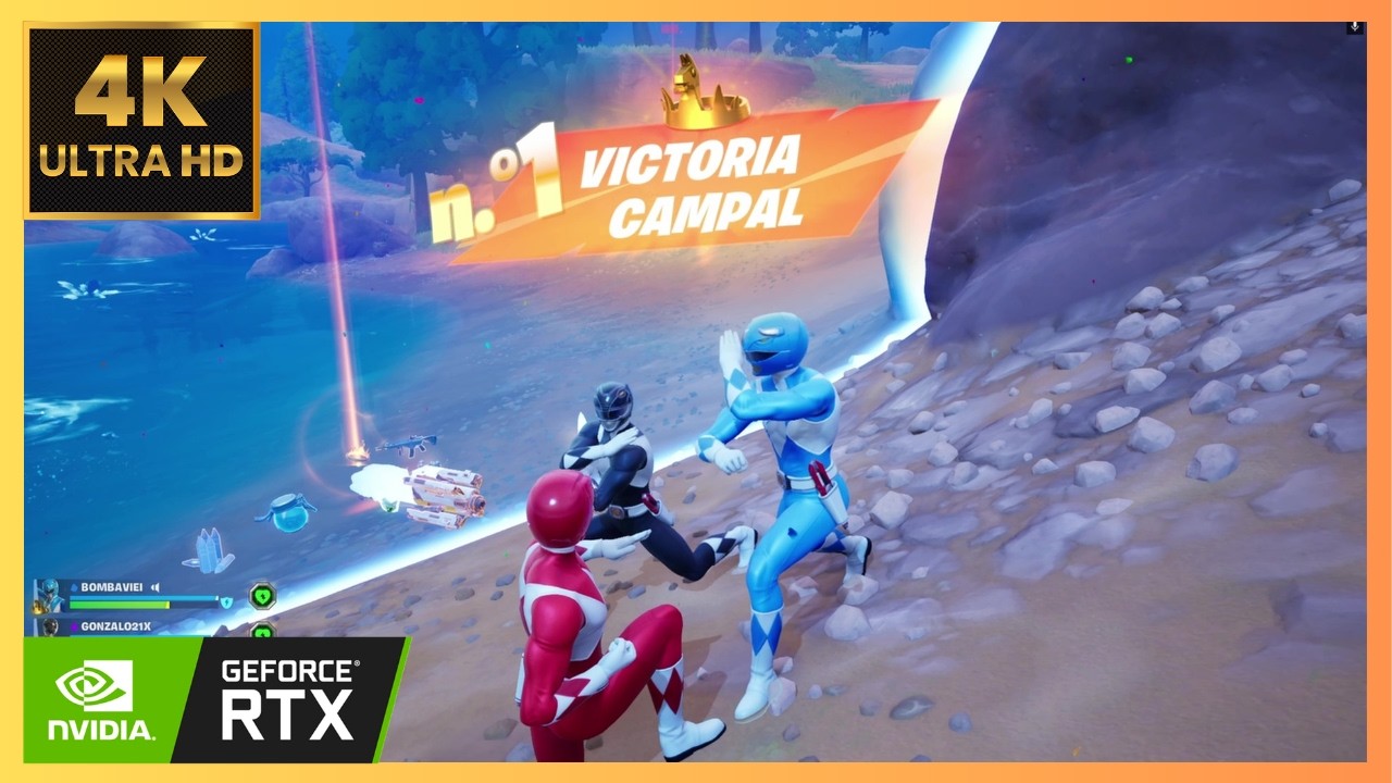 Fornite Trio Gameplay FHD 120fps