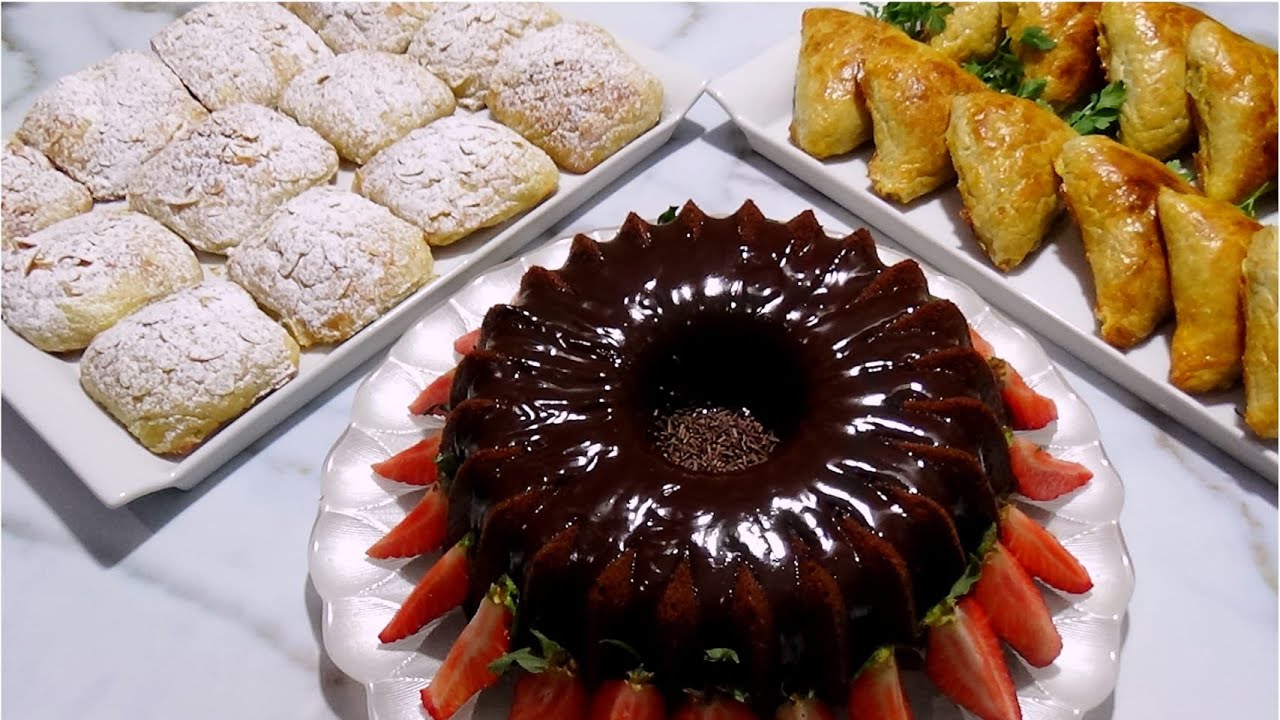 ب1Kg دقيق💪🏻حضري المالح والحلو +كيكة بكريمة الشكلاط ولفريز😍