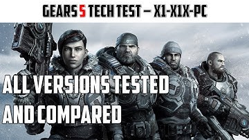 Gears 5: Tech Test - Console and PC Graphics & Performance tested