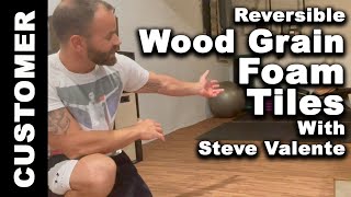 Steven Valentes Greatmats Story - Reversible Wood Grain Foam Tiles - Steve Valente shares his experience with using Greatmats Wood Grain Reversible Foam Tiles in his basement. 

Shop Wood Grain Foam Tiles Reversible now: https://www.greatmats.com/tiles/interlocking-floor-tiles-wood-rev.php or call  877-822-6622 for live service.

He found the wood grain look to beautify his unfinished basement and make it more functional. The floor tiles are used in both a basement workout room and TV room. The waterproof tiles even survived getting wet from a tropical storm on the day of installation.

#basementflooring #woodlookflooring #GreatmatsStory