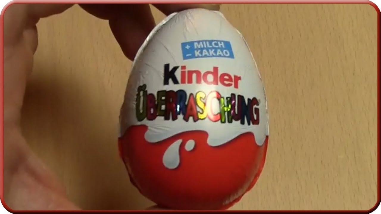 Kinder Überraschung Ü-ei Unboxing [GoMove FT074A] - YouTube