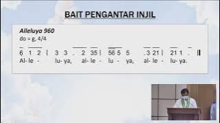 Bait pengantar Injil. Alleluia no 960