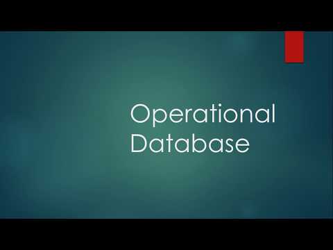 Operational Databases explained easy !