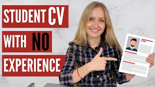 CV for Students with NO Experience (FREE TEMPLATE)