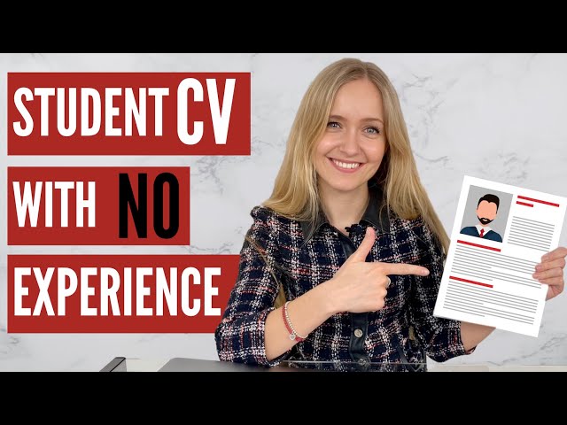 CV for Students with NO Experience (FREE TEMPLATE) class=