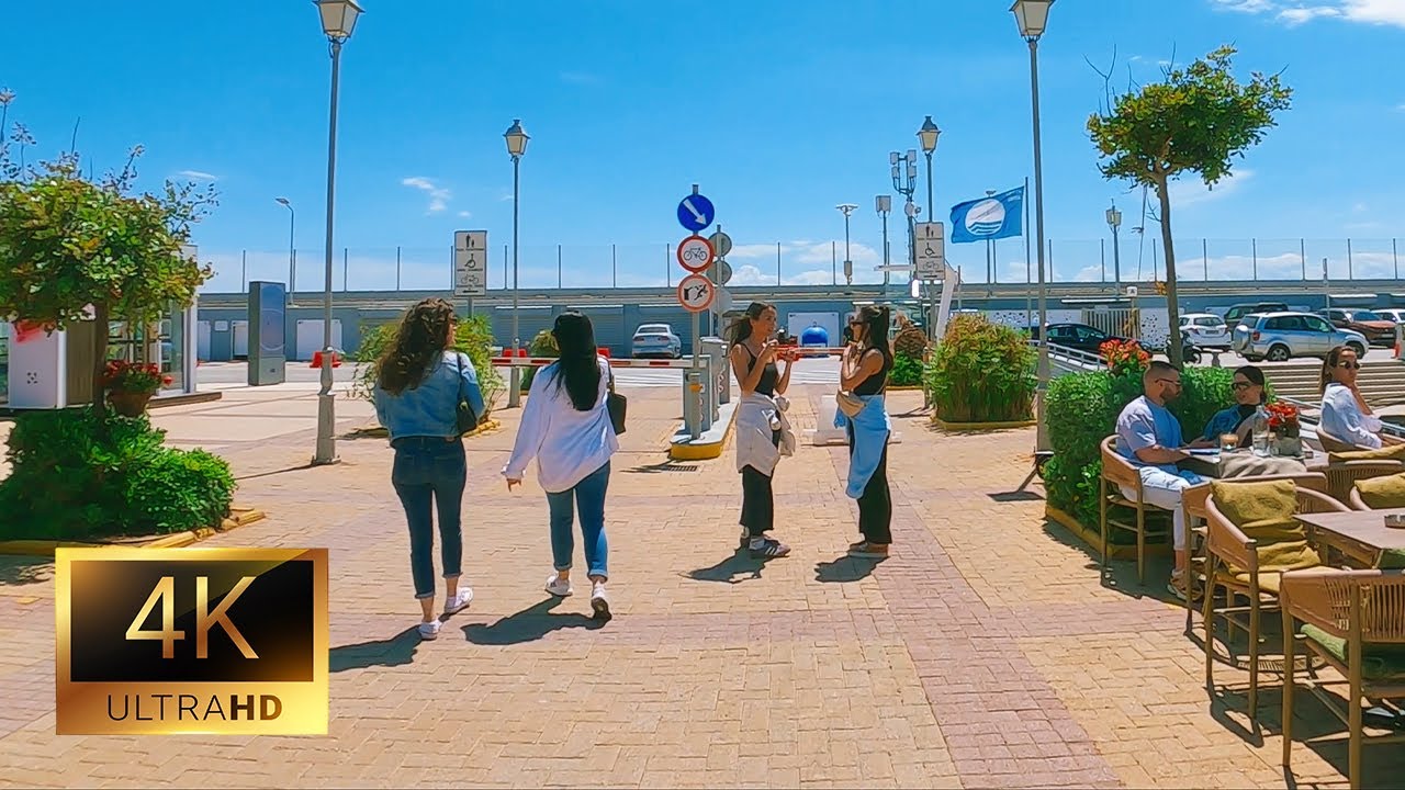 Electric Scooter Ride Through Flisvos Marina | Athens Seafront Tour | Real Street Sounds