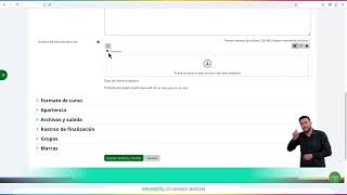 Configuración Aula Virtual Moodle
