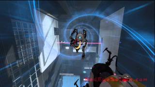 Portal 2 Coop: Excursion Funnels Test Chamber 4