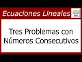 ECUACIONES LINEALES - Problemas 4, 5 y 6