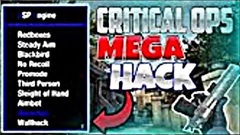 🌌Critical ops Mod Menu🌌v309{aimbot, radar, rapid fire, etc}