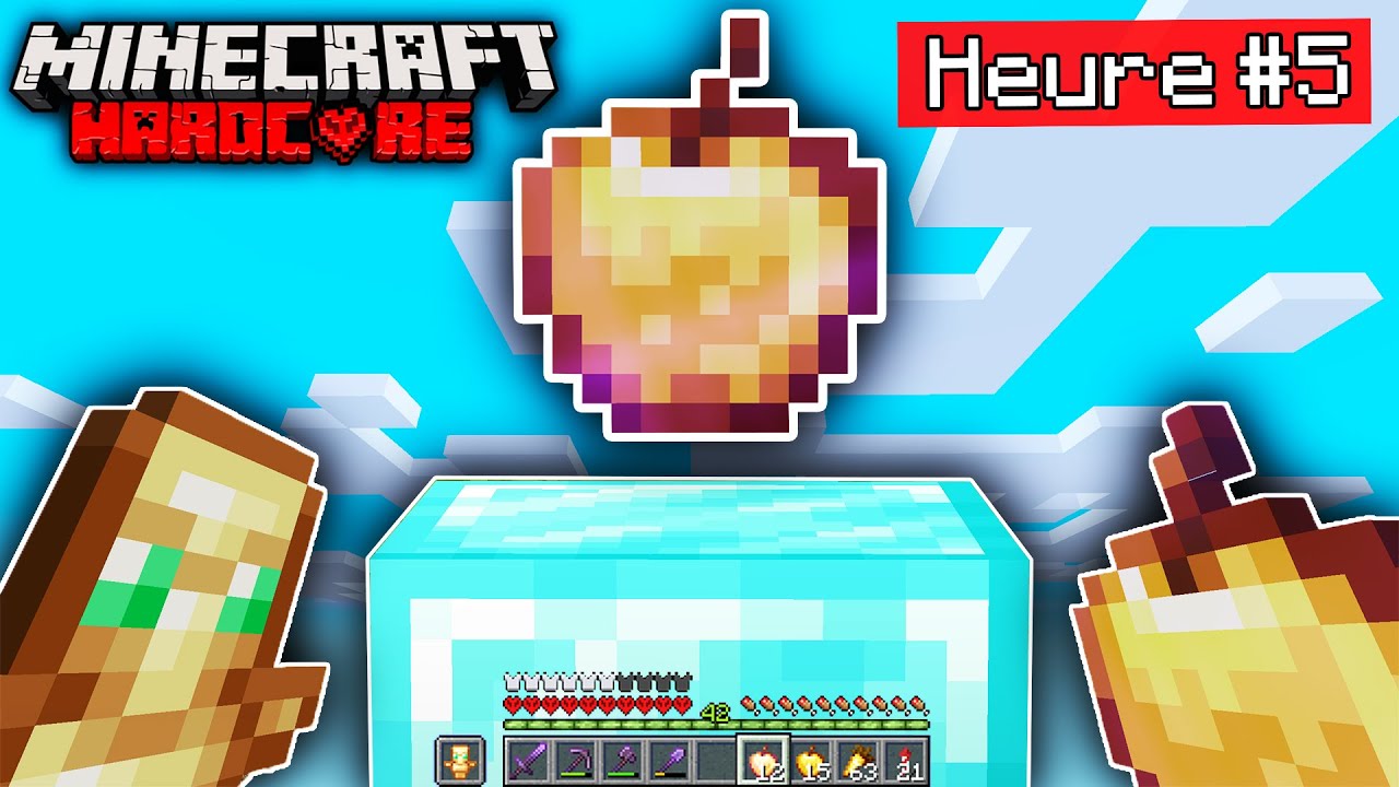 J'ai CHERCHÉ pendant 5 HEURES des POMMES de NOTCH sur Minecraft