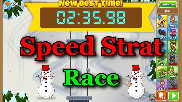 BTD6 Race 🔥 In 2:35 🔥 (Downhill Avalanche) (Speed Strat)