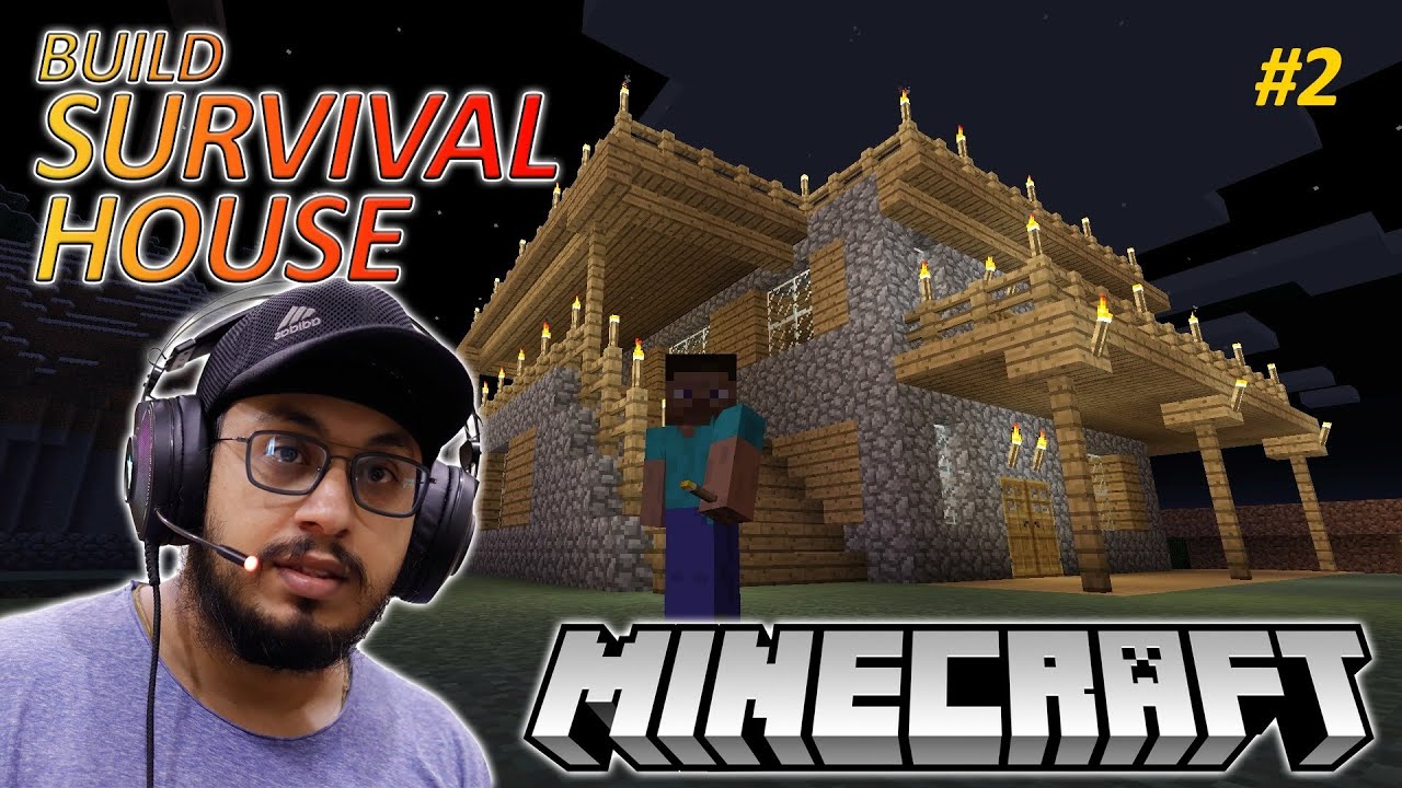 Hindi | My First Survival House | Minecraft - 2 | Tlauncher | Singhz Gaming
