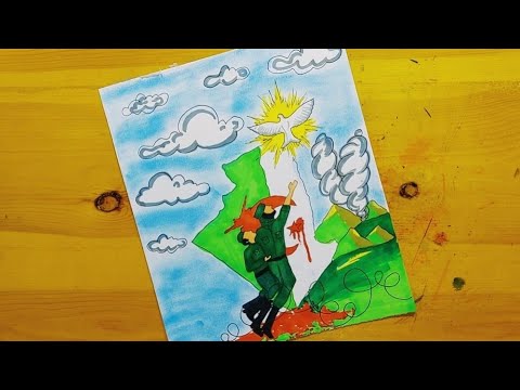 رسم اول نوفمبر رسم عن الثورة الجزائرية رسم عيد النصر رسم يوم الشهيد رسم مجازر 8 ماي 14