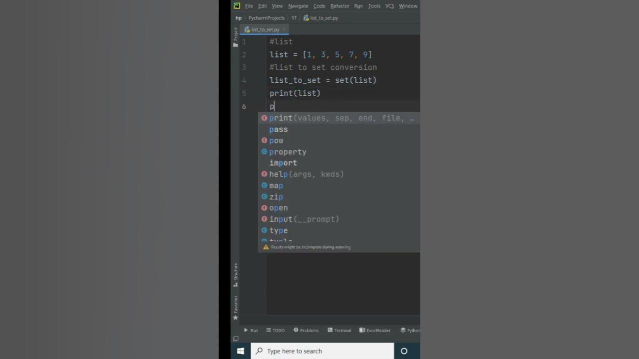 Convert List into Set in python | Simple Python code to convert list ...