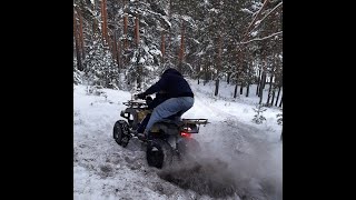 Покатушки история! Квадроцикл 250 кубов, задний привод! не большой обзор. ADVENTURE250