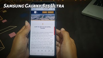 How to translate a web page with browsing assist in the Internet app on Samsung Galaxy S25 Ultra