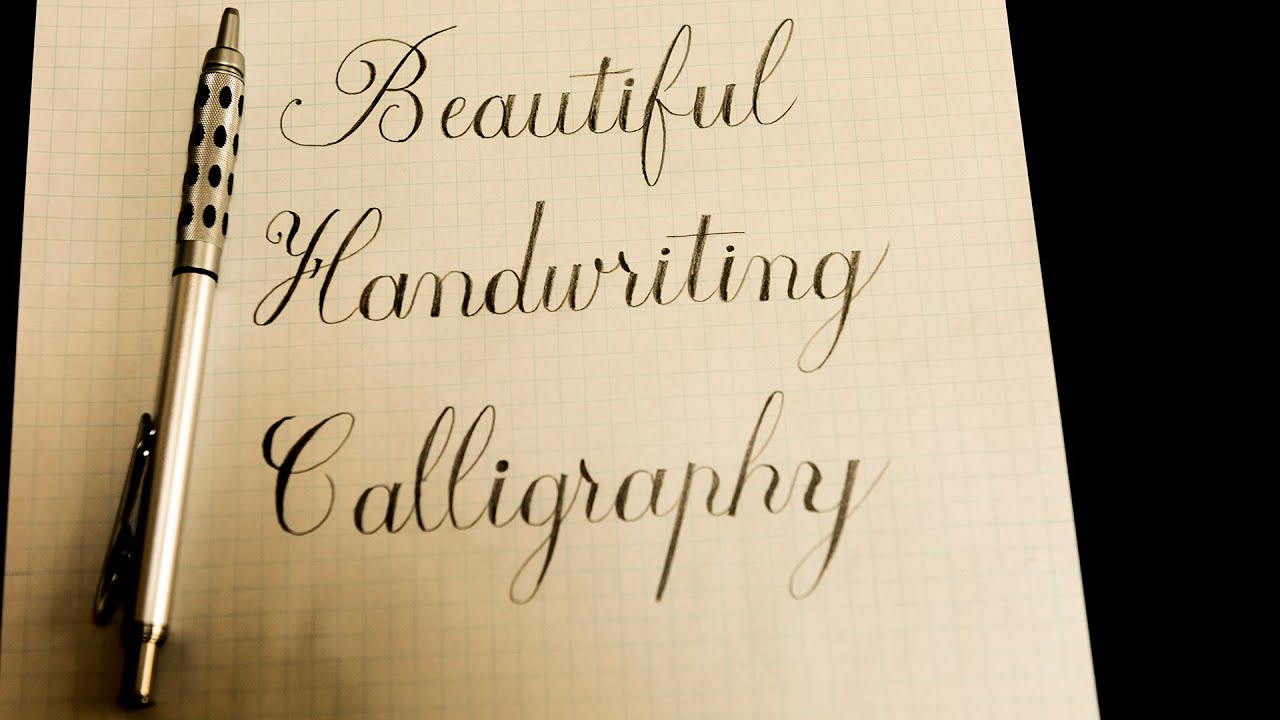 How to Learn Modern Calligraphy Tutorial (For Beginners) 