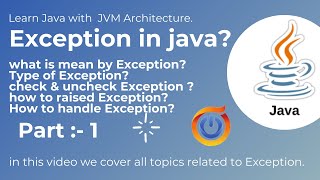 Learn java course tutorial in hindi , what is mean by Exception Handling , Exception in OCJA, OCJP