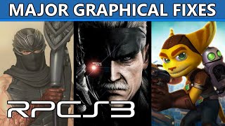 RPCS3 - Major Graphical Improvements in MGS4, inFamous 1-2, Ninja Gaiden, R&C Future, and more!