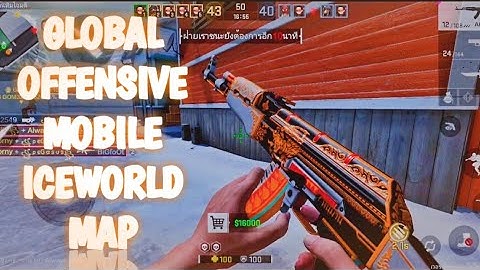 Global Offensive Mobile Gameplay | CSGO Mobile | TDM | Ice World Map | Online FPS Android Gameplay