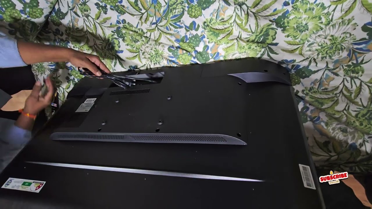 VW 109 cm (43 inches) Pro Series 4K Ultra HD Smart QLED Google TV VW43GQ1 (Black)