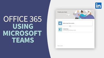 Office 365 Tutorial - CREATE A TEAM in Microsoft Teams