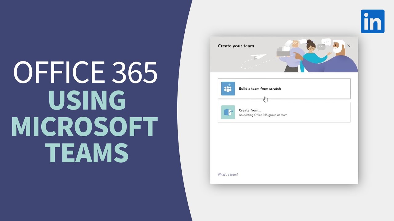 Office 365 Tutorial CREATE A TEAM In Microsoft Teams YouTube