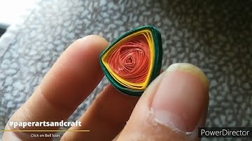 Triangle Vortex coil, quilling Vortex coil, How to make quilling Vortex, Quilling tutorial, Quilling