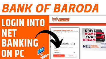 How to Login Into Bank of Baroda Net Banking on Computer | BOB Net Banking Login Tutorial