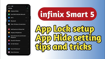 infinix Smart 5 , App Lock setup App Hide setting tips and tricks
