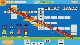 Crossword Puzzle Maker - Game Kids Third Grade screenshot 2