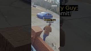 Delivery Driver Chases Runaway Car!