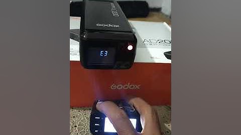 Godox ad200 witstro E3 eror