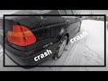 Crash in the snow // BMW E46 #drift