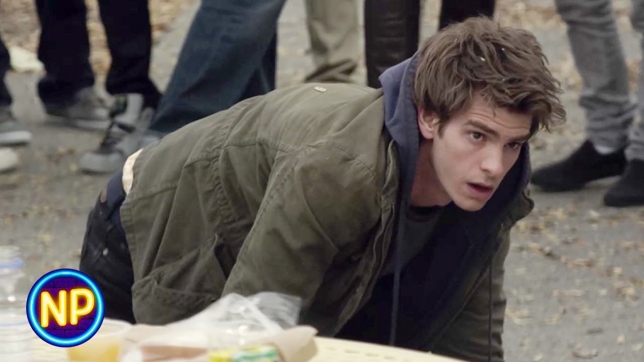 Peter Takes a Beating from Flash | The Amazing Spider-Man (2012)