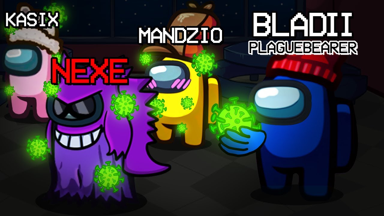 GRAM *NOWĄ* NEUTRALNĄ ROLĄ - PLAGUEBEARER *Muszę Zarazić Ludzi Wirusem* 🦠 w AMONG US!!!