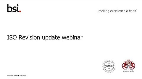 ISO 9001, ISO 14001 and ISO 45001 Revision Updates 25 March 2015