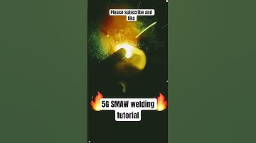 5G SMAW welding tutorial #welder #smaw #pipeline #shorts #fypyoutube #shortvideo #shortsviral