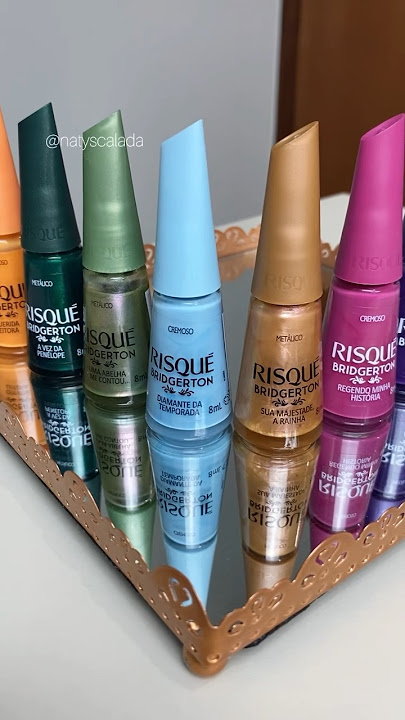Coleção Bridgerton Risqué #unhas #bridgerton #risquebridgerton #esmalte