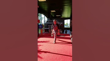 Split stance single arm KB bent over row