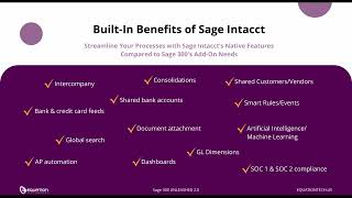 What's new in Sage AI and the Built In Benefits of Sage Intacct