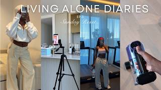 SUNDAY RESET VLOG| living alone in my 20s | meal prepping + cleaning my apartment + more | melbourne