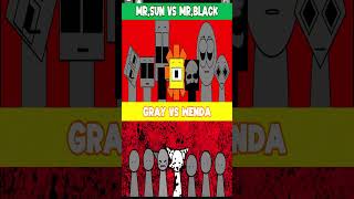 Sprunki Mr.sun X Black Vs Gray X Wenda