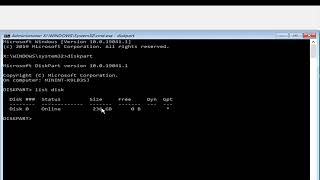 Erase Hard Drive With Diskpart