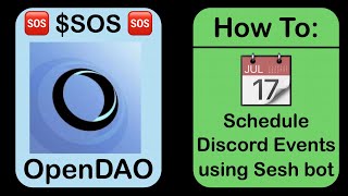 🆘｜How To｜Schedule Discord Events using Sesh bot｜Jan-2022