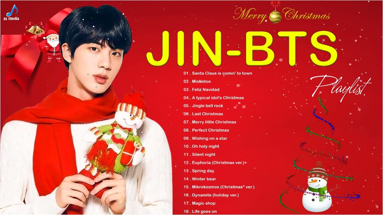 Jin-BTS Christmas 2023 🎅Jin-BTS ベスト クリスマス ソング 🎅 BTS