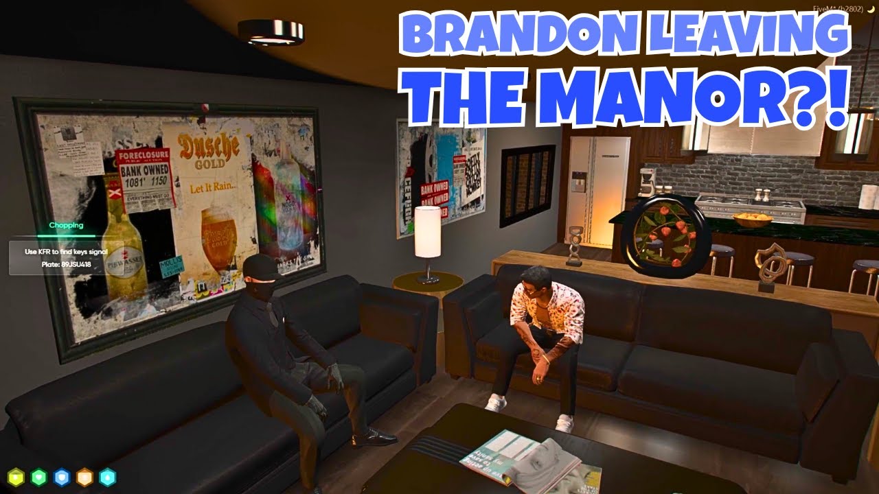 Brandon Tells Jon He's LEAVING THE MANOR to Start Something NEW! | NOPIXEL 4.0 GTA RP