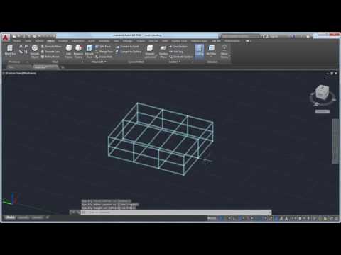 Autocad Create and Modify Meshes Command